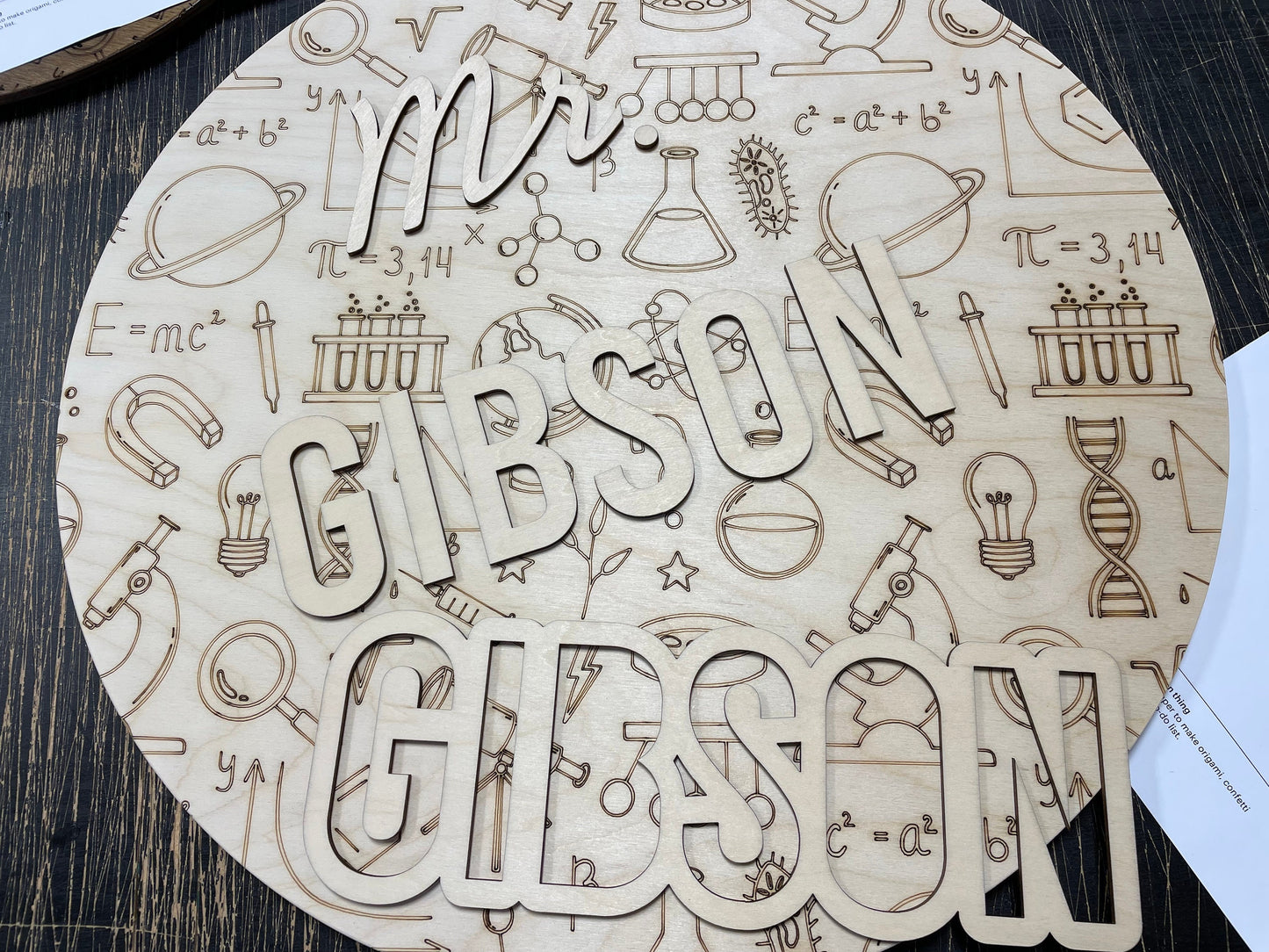 Art Teacher Sign