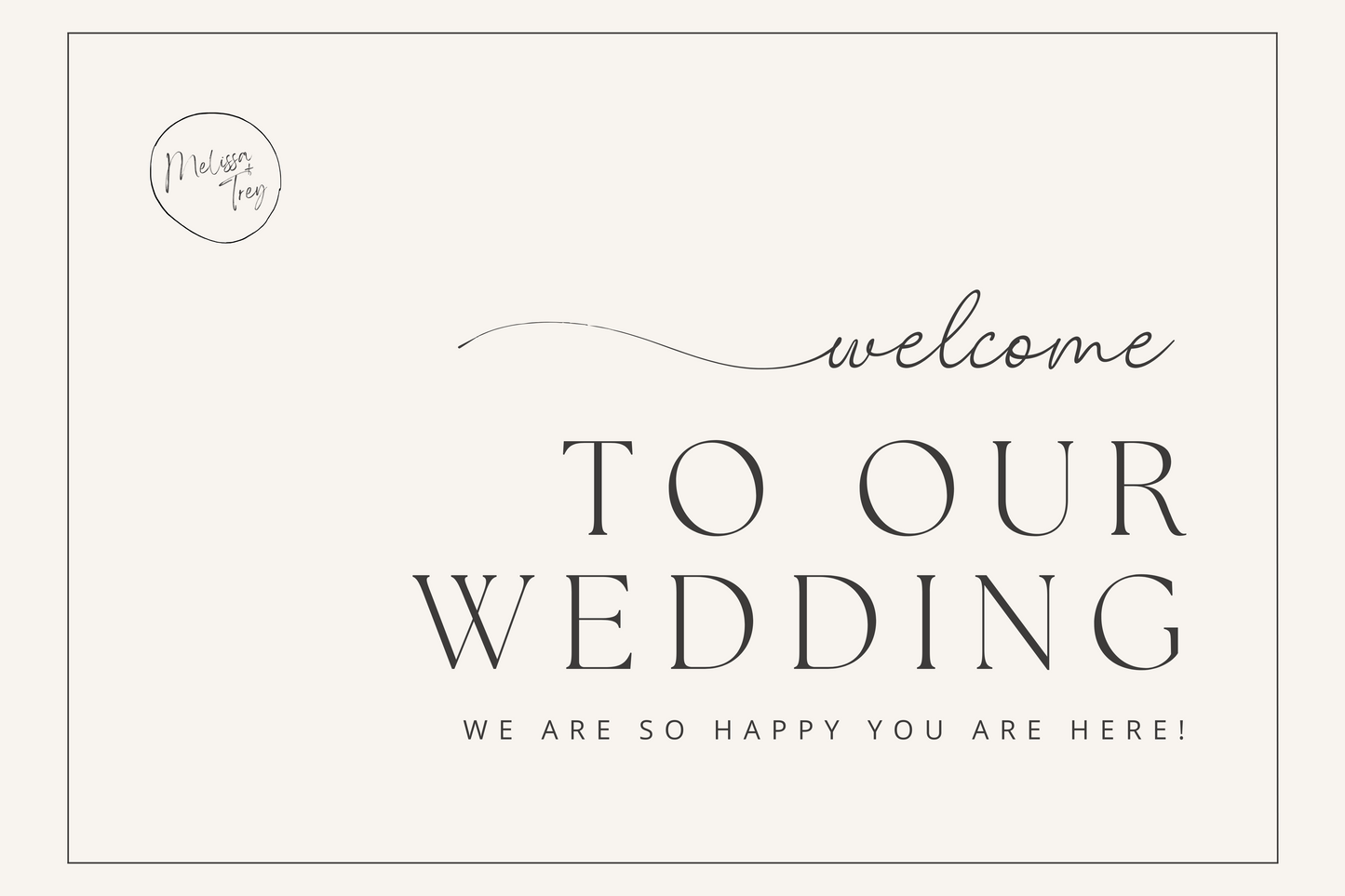 Farmhouse Welcome Sign