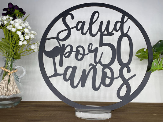 Salud Por 50 Anos Spanish Birthday