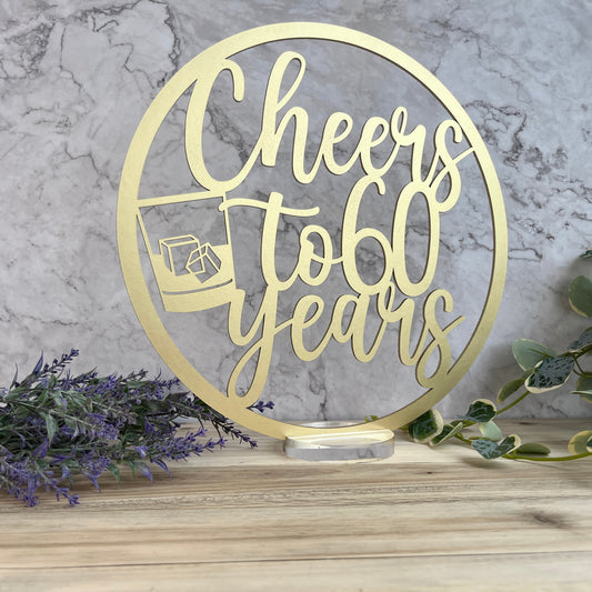 Birthday anniversary retirement centerpiece