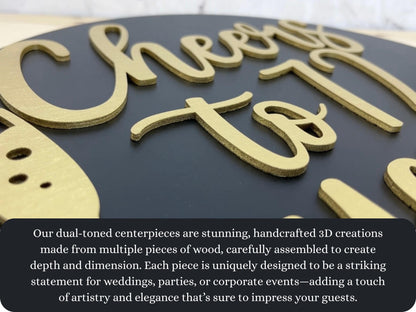a close up of a clock with a quote on it