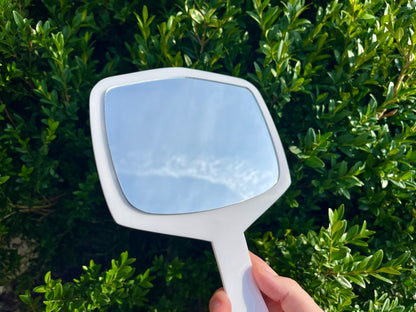 Large handheld Bridal mirror