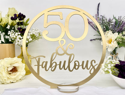 Seventy and Fabulous 70th Birthday Sign