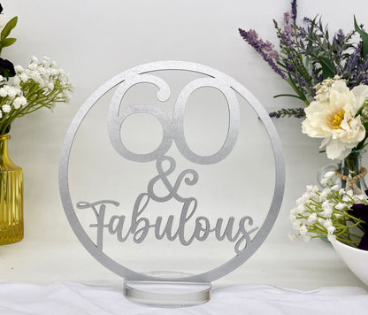 Seventy and Fabulous 70th Birthday Sign