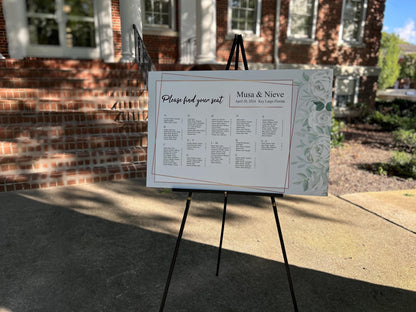 White Rose Seating Chart