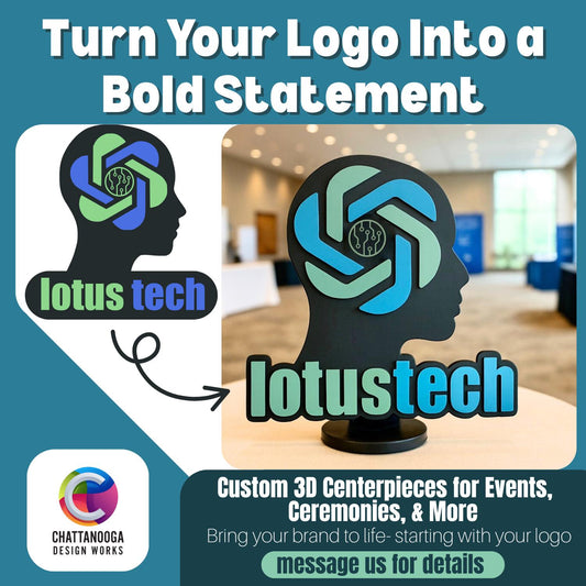 Custom Logo Centerpiece