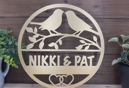 Love Birds Centerpiece