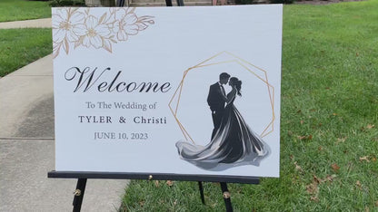 Silhouette Welcome Sign